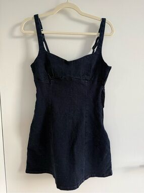 Denim Sleeveless Mini Dress